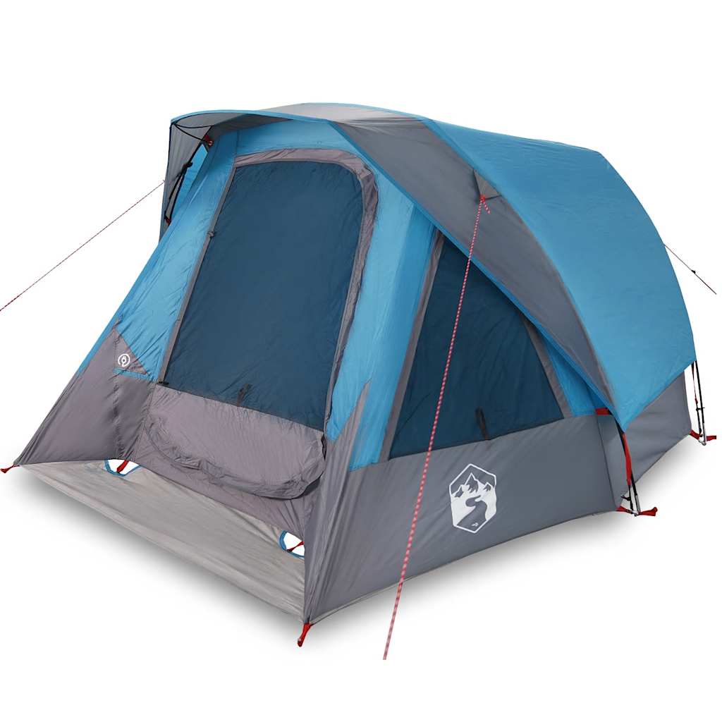 Tent 4-persoons waterdicht blauw is nu te koop bij PeponiXL, paradijselijk wonen!