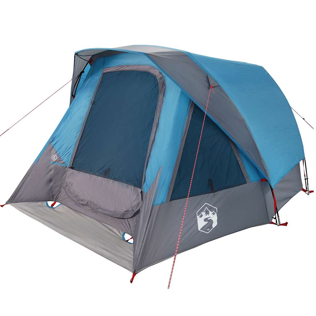 Tent 4-persoons waterdicht blauw is nu te koop bij PeponiXL, paradijselijk wonen!