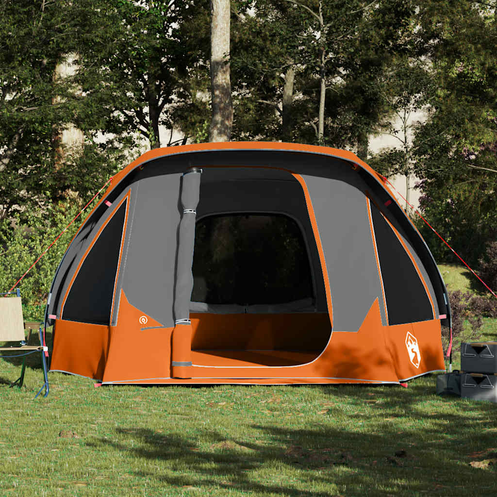 Gezinstent 6-persoons waterdicht grijs en oranje is nu te koop bij PeponiXL, paradijselijk wonen!
