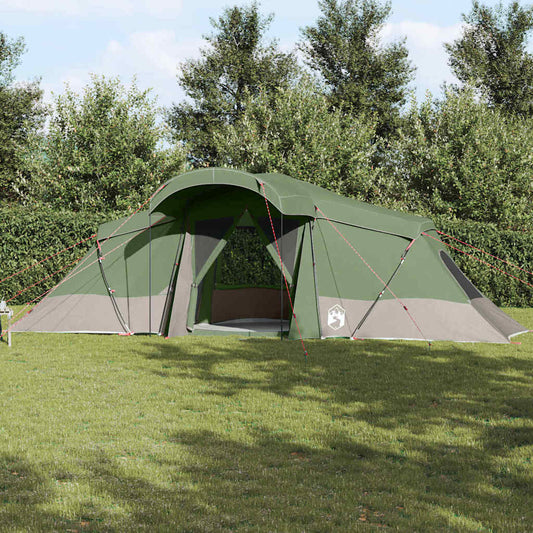 Gezinstent met dak Groen en Grijs 721 x 335 x 212 cm is nu te koop bij PeponiXL, paradijselijk wonen!