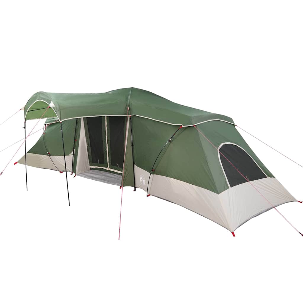 Gezinstent met dak Groen en Grijs 721 x 335 x 212 cm is nu te koop bij PeponiXL, paradijselijk wonen!