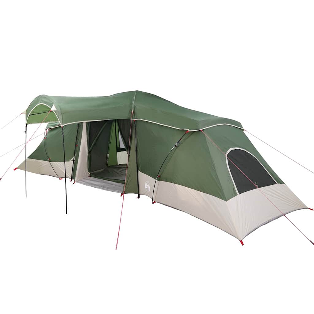 Gezinstent met dak Groen en Grijs 721 x 335 x 212 cm is nu te koop bij PeponiXL, paradijselijk wonen!