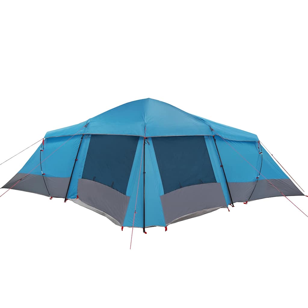 Gezinstent met dak Blauw en Grijs 721 x 335 x 212 cm is nu te koop bij PeponiXL, paradijselijk wonen!