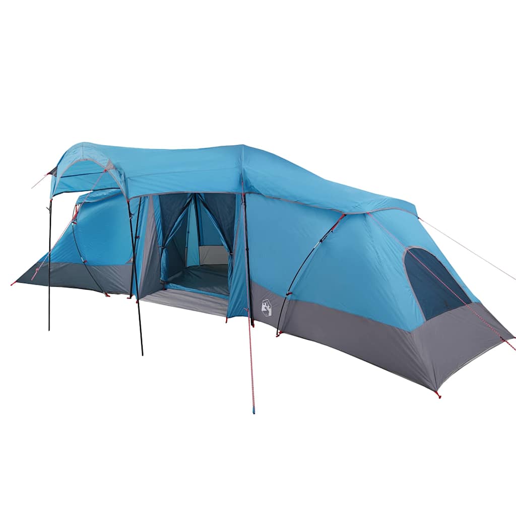 Gezinstent met dak Blauw en Grijs 721 x 335 x 212 cm is nu te koop bij PeponiXL, paradijselijk wonen!