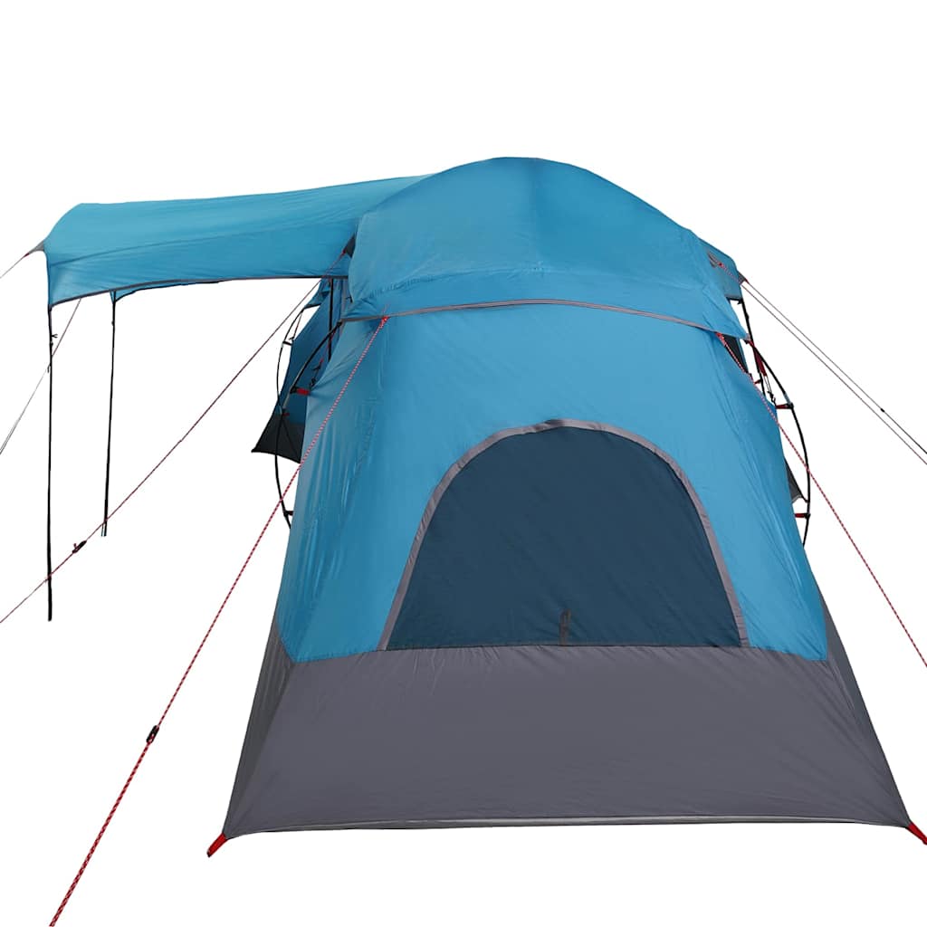 Gezinstent met dak Blauw en Grijs 721 x 335 x 212 cm is nu te koop bij PeponiXL, paradijselijk wonen!