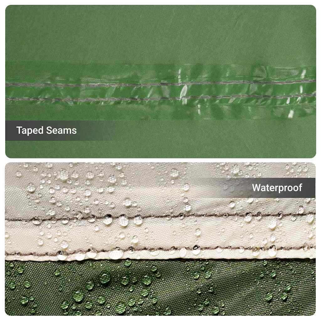 Gezinstent met dak Groen en Wit 315 x 286 x 200 cm is nu te koop bij PeponiXL, paradijselijk wonen!