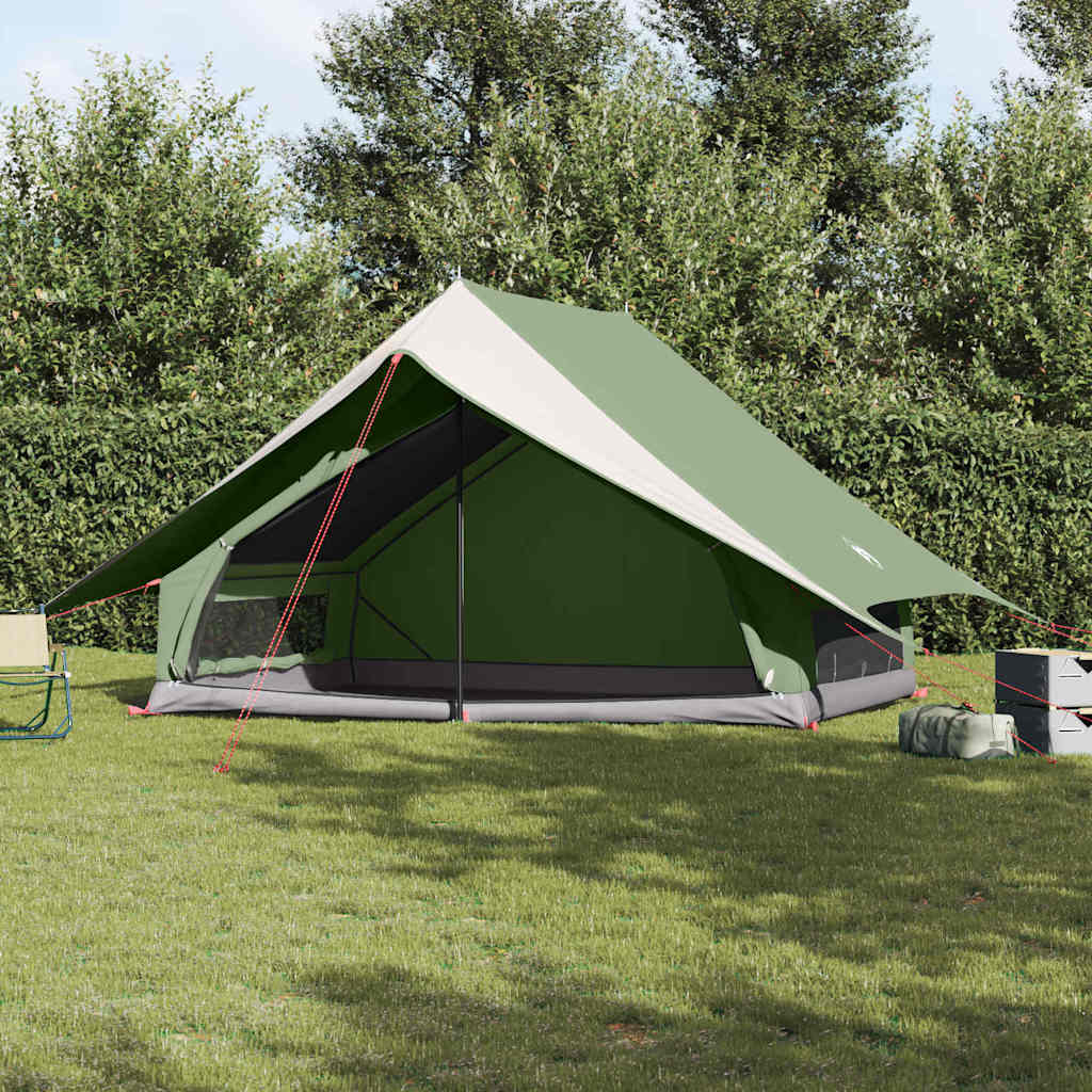 Gezinstent met dak Groen en Wit 315 x 286 x 200 cm is nu te koop bij PeponiXL, paradijselijk wonen!