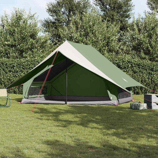 Gezinstent met dak Groen en Wit 315 x 286 x 200 cm is nu te koop bij PeponiXL, paradijselijk wonen!