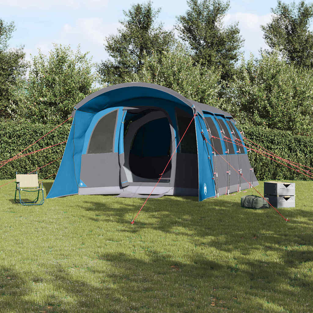 Gezinstent met dak Blauw en Grijs 576 x 325 x 213 cm is nu te koop bij PeponiXL, paradijselijk wonen!