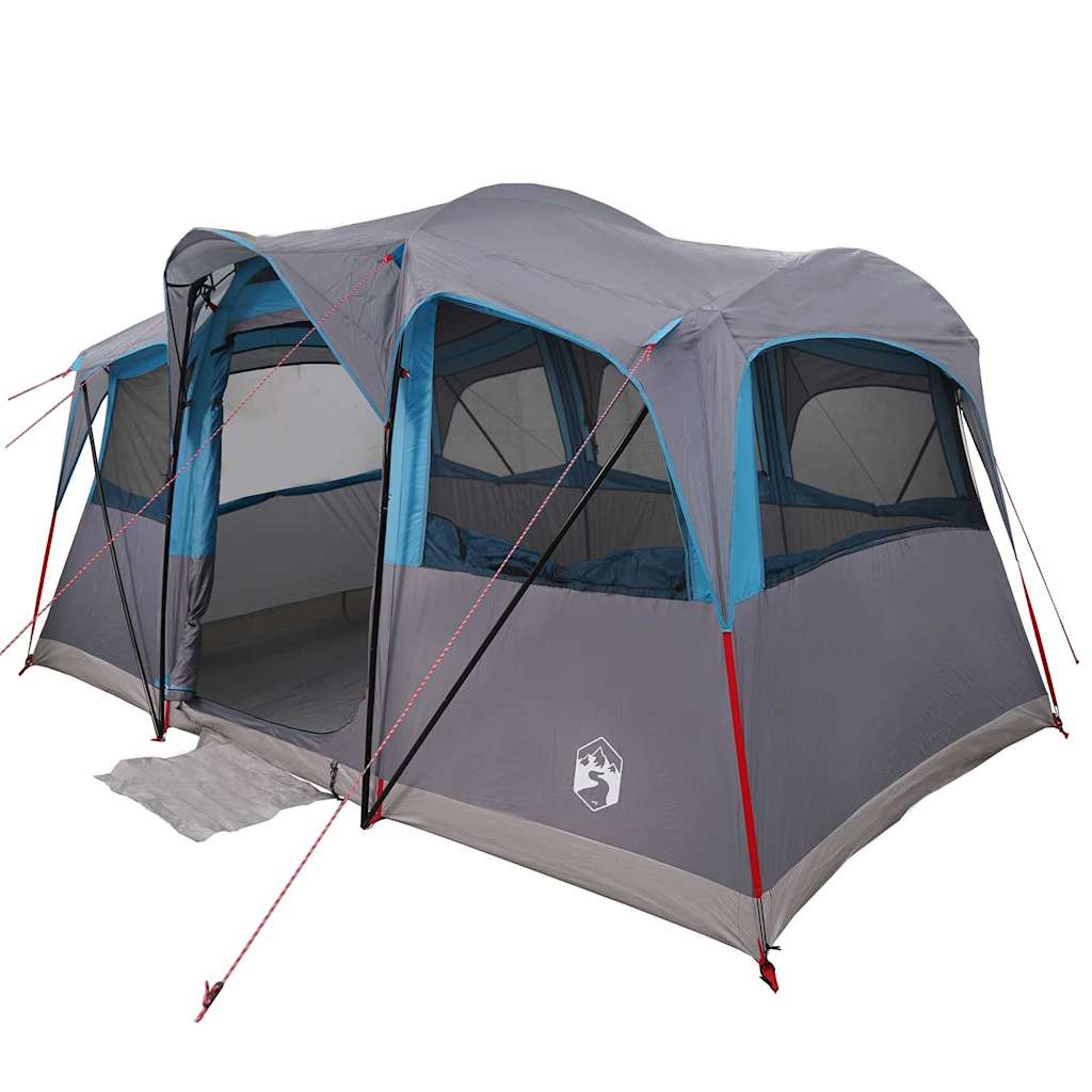 Gezinstent Blauw en Grijs 435 x 255 x 216 cm Polyester en staal is nu te koop bij PeponiXL, paradijselijk wonen!