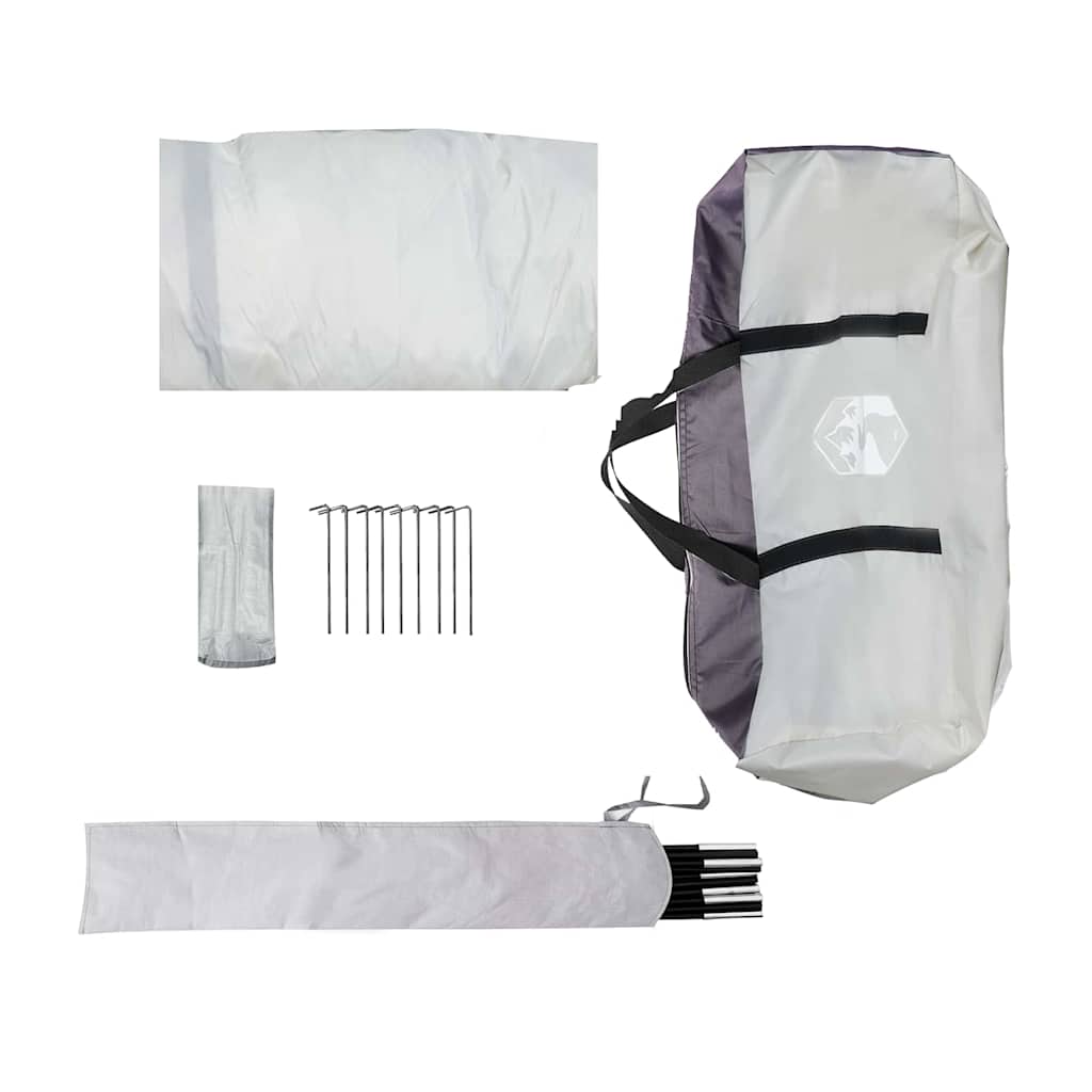 Muskietentent Grijs 320 x 320 x 218 cm Polyester en Glasvezel is nu te koop bij PeponiXL, paradijselijk wonen!