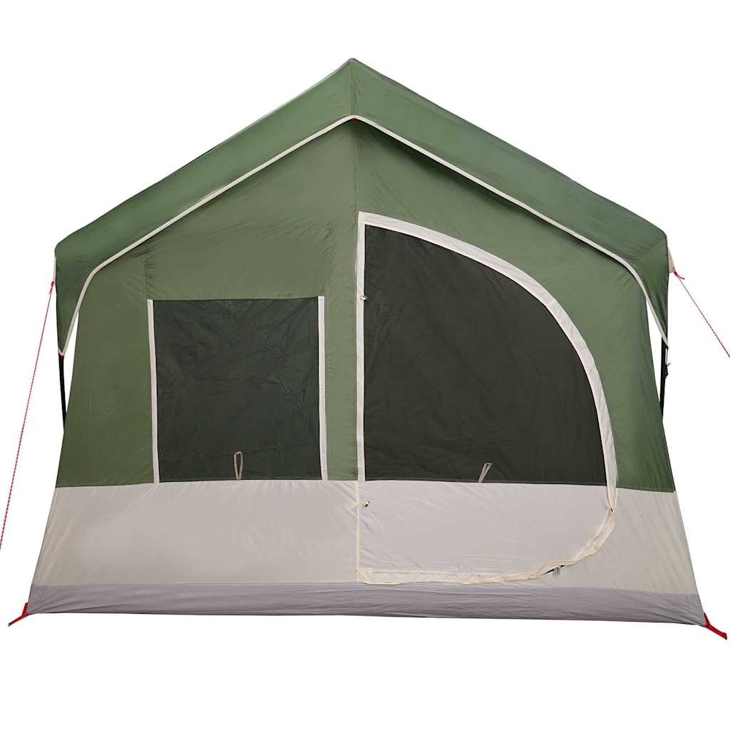 Gezinstent met dak Groen en Wit 620 x 322 x 240 cm Polyester is nu te koop bij PeponiXL, paradijselijk wonen!