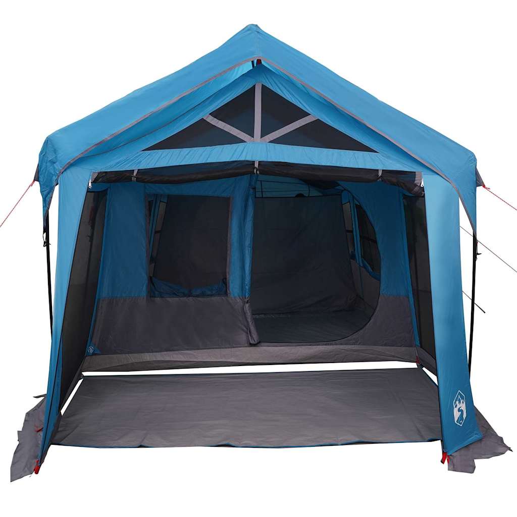 Gezinstent met dak Blauw en Grijs 620 x 322 x 240 cm Polyester is nu te koop bij PeponiXL, paradijselijk wonen!