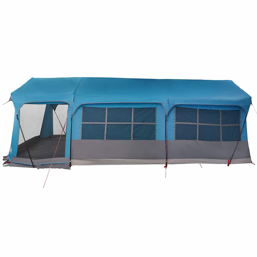 Gezinstent met dak Blauw en Grijs 620 x 322 x 240 cm Polyester is nu te koop bij PeponiXL, paradijselijk wonen!