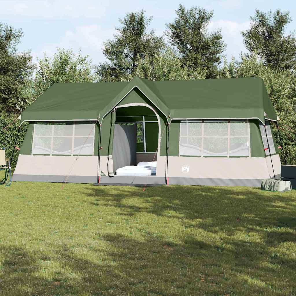 Gezinstent Groen en beige 622 x 295 x 238 cm Polyester en staal is nu te koop bij PeponiXL, paradijselijk wonen!