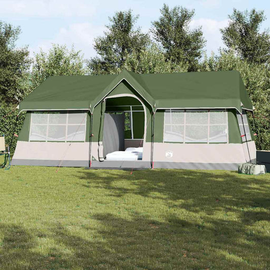 Gezinstent Groen en beige 622 x 295 x 238 cm Polyester en staal is nu te koop bij PeponiXL, paradijselijk wonen!
