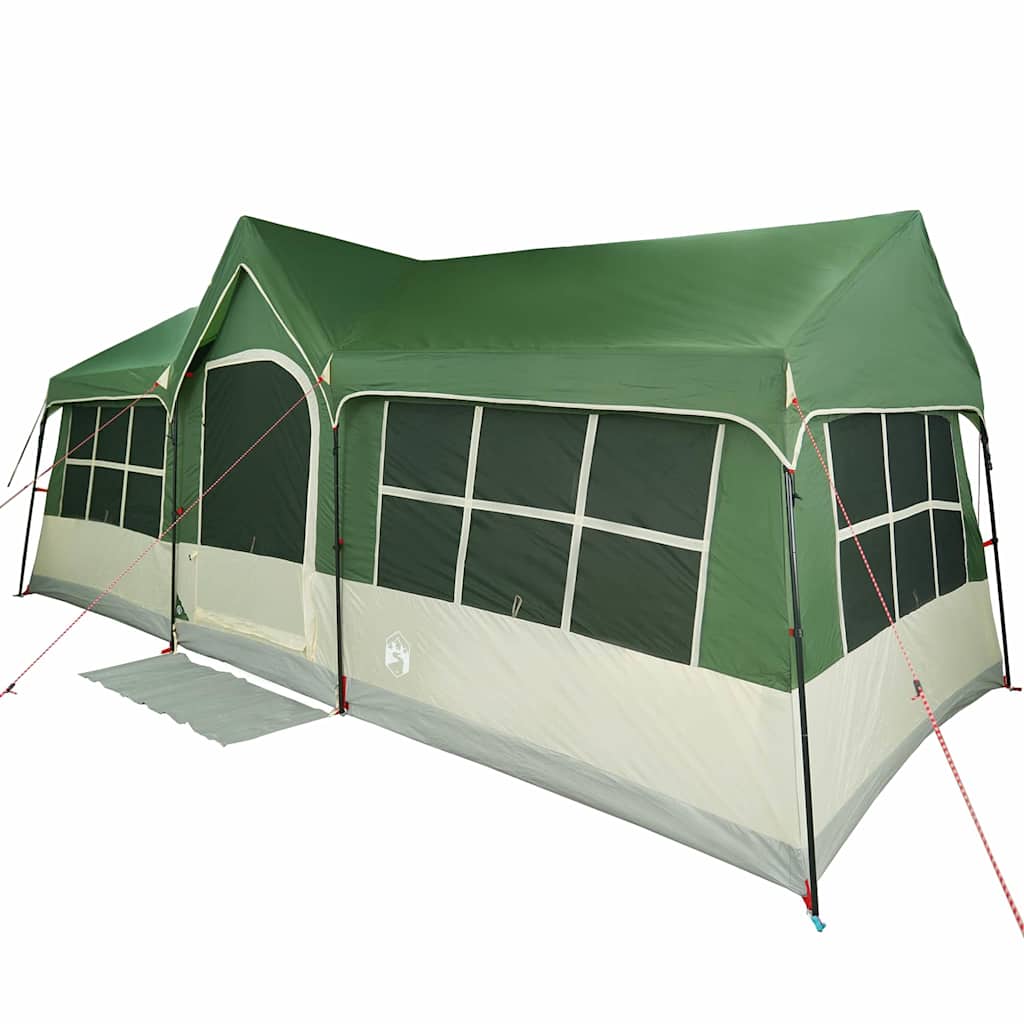 Gezinstent Groen en beige 622 x 295 x 238 cm Polyester en staal is nu te koop bij PeponiXL, paradijselijk wonen!