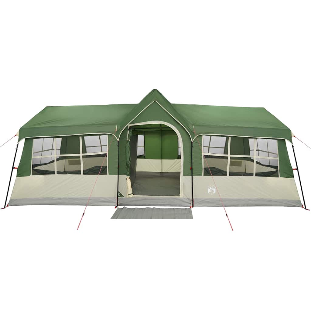 Gezinstent Groen en beige 622 x 295 x 238 cm Polyester en staal is nu te koop bij PeponiXL, paradijselijk wonen!