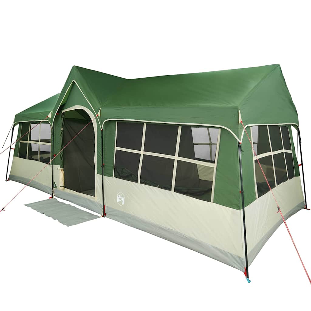 Gezinstent Groen en beige 622 x 295 x 238 cm Polyester en staal is nu te koop bij PeponiXL, paradijselijk wonen!