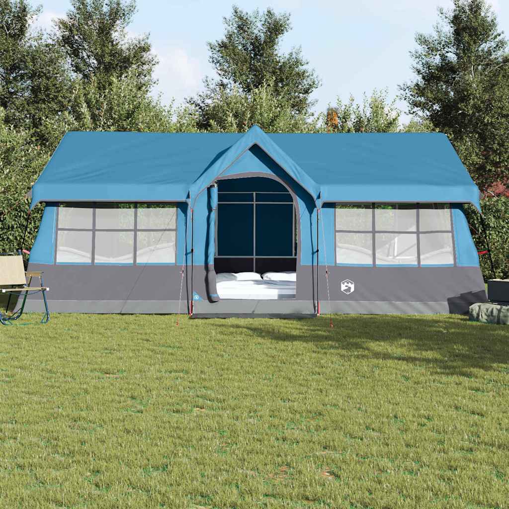 Gezinstent Blauw en Grijs 622 x 295 x 238 cm Polyester en staal is nu te koop bij PeponiXL, paradijselijk wonen!
