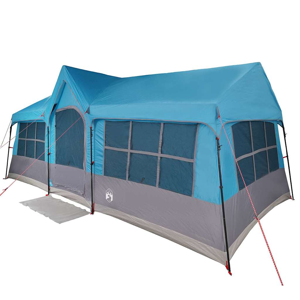 Gezinstent Blauw en Grijs 622 x 295 x 238 cm Polyester en staal is nu te koop bij PeponiXL, paradijselijk wonen!