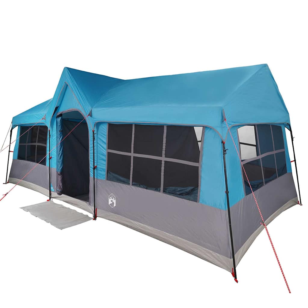 Gezinstent Blauw en Grijs 622 x 295 x 238 cm Polyester en staal is nu te koop bij PeponiXL, paradijselijk wonen!