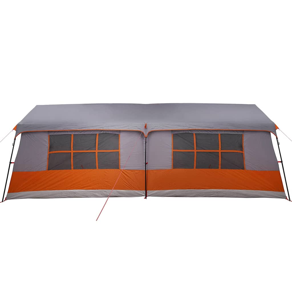 Gezinstent met dak Grijs en Oranje 622 x 295 x 238 cm is nu te koop bij PeponiXL, paradijselijk wonen!