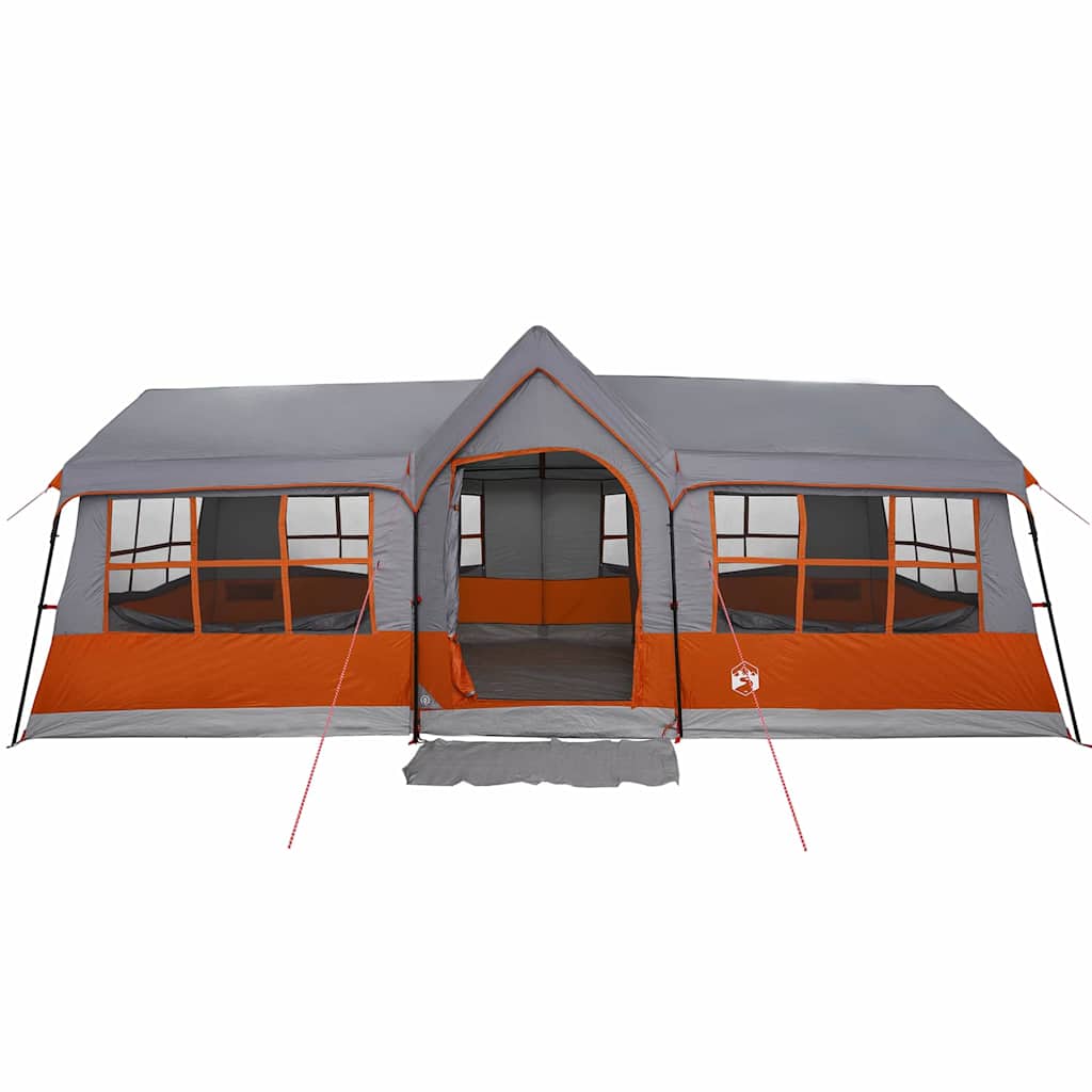 Gezinstent met dak Grijs en Oranje 622 x 295 x 238 cm is nu te koop bij PeponiXL, paradijselijk wonen!