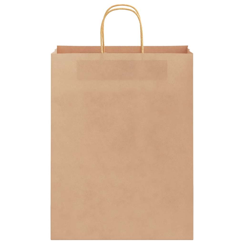 Papieren zakken 50 st met hengsels 32x12x42 cm bruin is nu te koop bij PeponiXL, paradijselijk wonen!