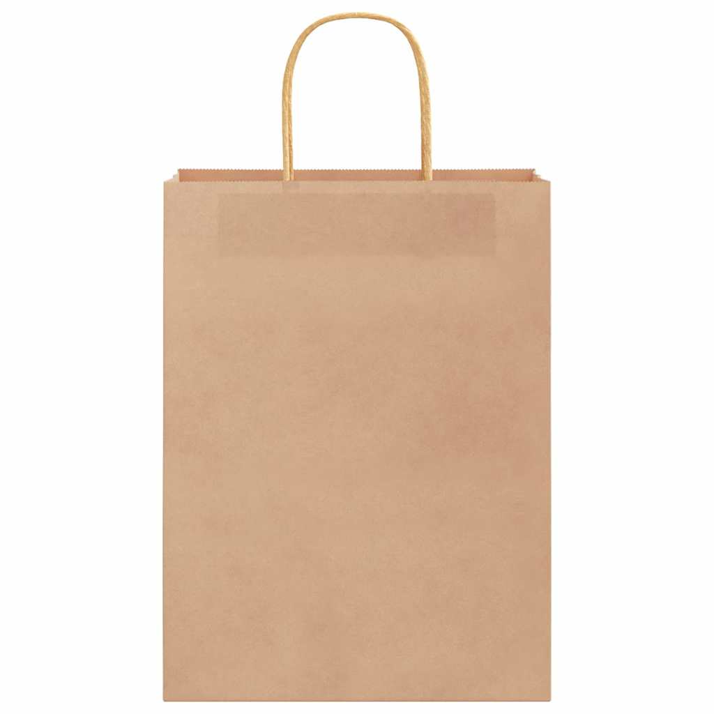 Papieren zakken 250 st met hengsels 26x12x35 cm bruin is nu te koop bij PeponiXL, paradijselijk wonen!