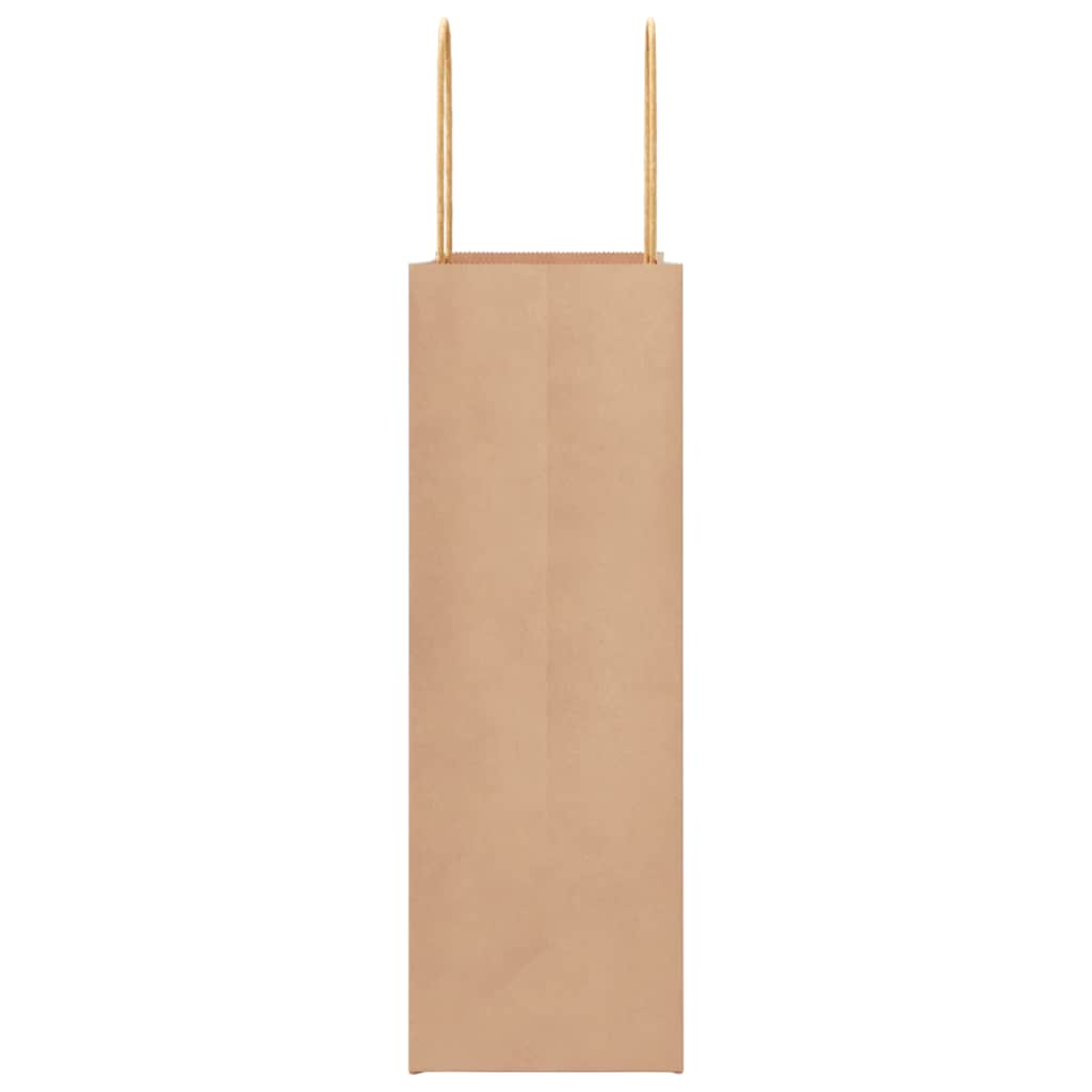 Papieren zakken 250 st met hengsels 26x12x35 cm bruin is nu te koop bij PeponiXL, paradijselijk wonen!