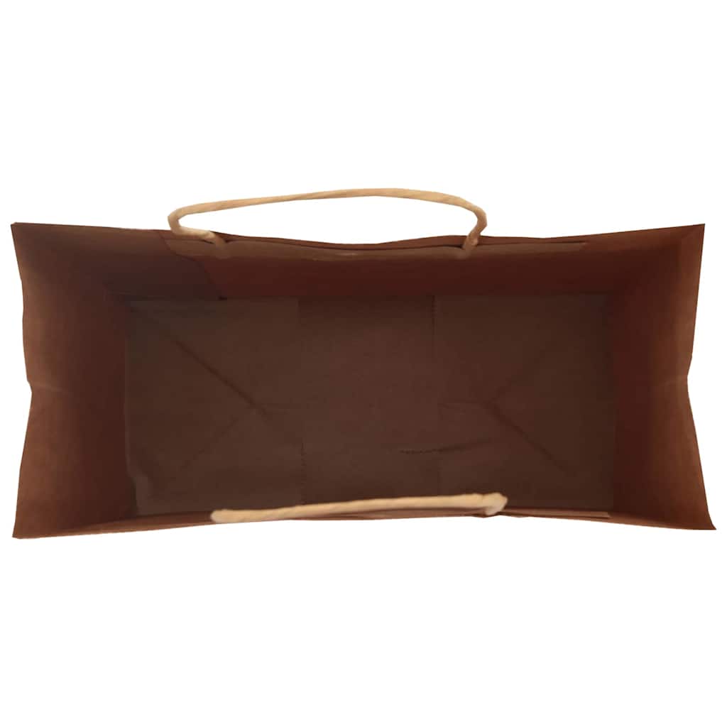 Papieren zakken 250 st met hengsels 26x12x35 cm bruin is nu te koop bij PeponiXL, paradijselijk wonen!