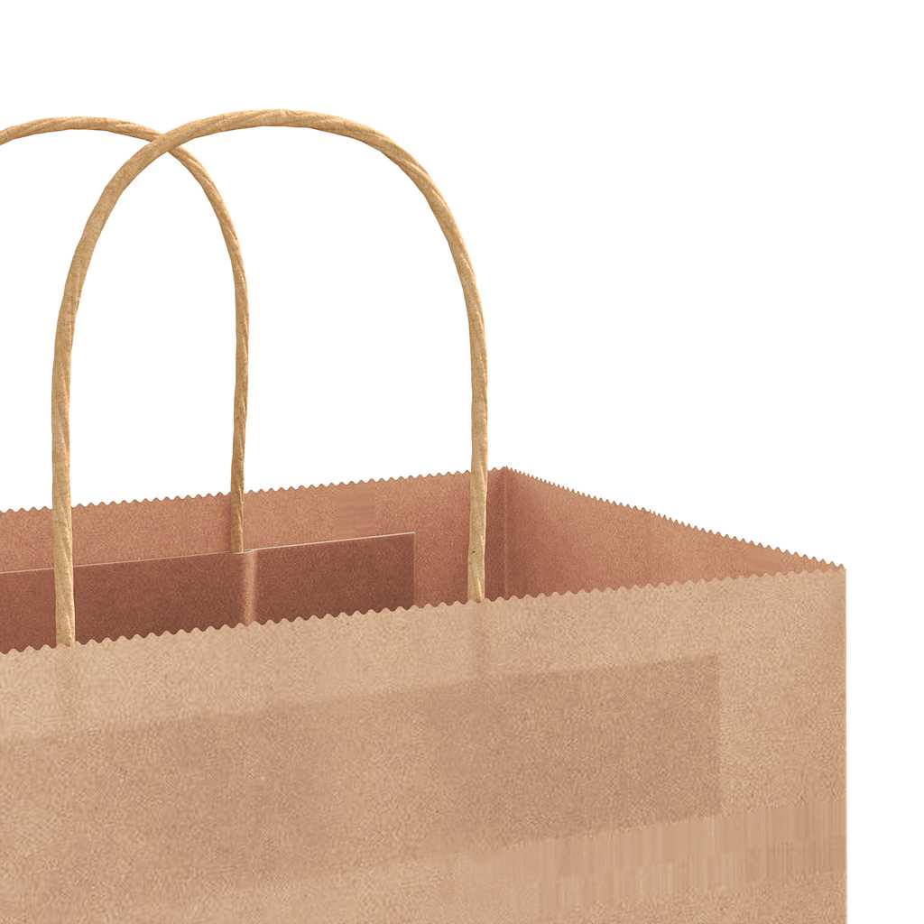Papieren zakken 250 st met hengsels 26x12x35 cm bruin is nu te koop bij PeponiXL, paradijselijk wonen!