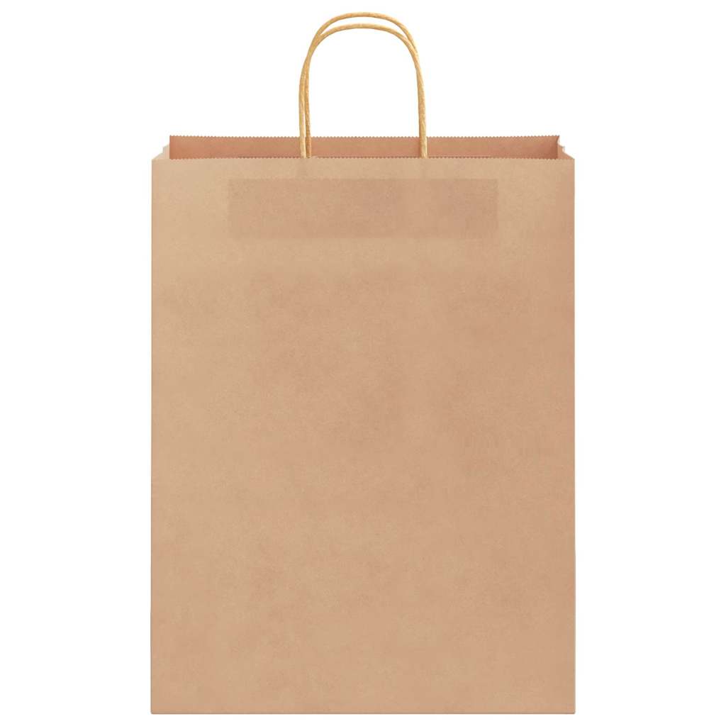 Papieren zakken 250 st met hengsels 32x12x42 cm bruin is nu te koop bij PeponiXL, paradijselijk wonen!
