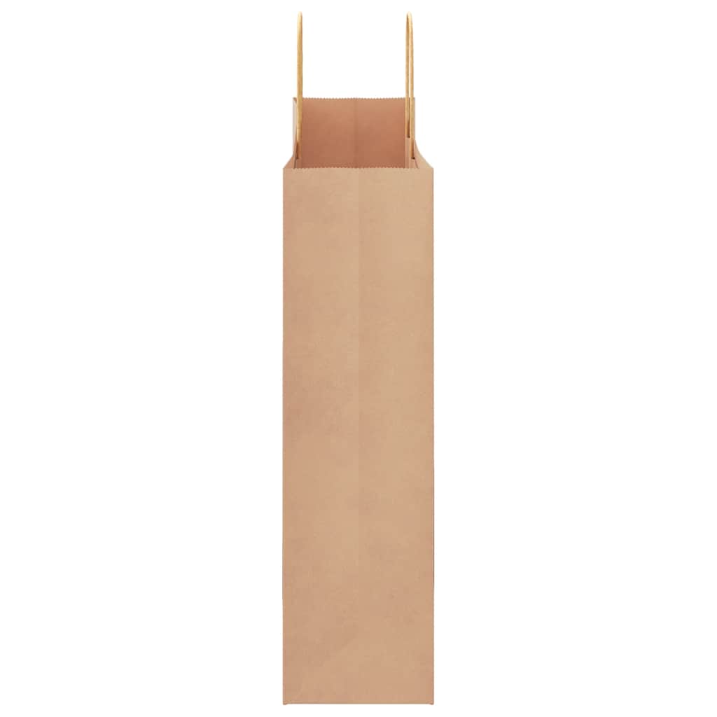 Papieren zakken 250 st met hengsels 32x12x42 cm bruin is nu te koop bij PeponiXL, paradijselijk wonen!