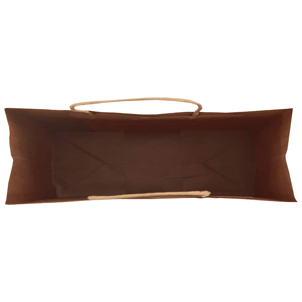 Papieren zakken 250 st met hengsels 32x12x42 cm bruin is nu te koop bij PeponiXL, paradijselijk wonen!