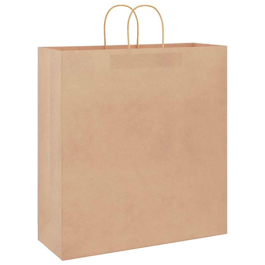 Papieren zakken 250 st met hengsels 45x17x48 cm bruin is nu te koop bij PeponiXL, paradijselijk wonen!