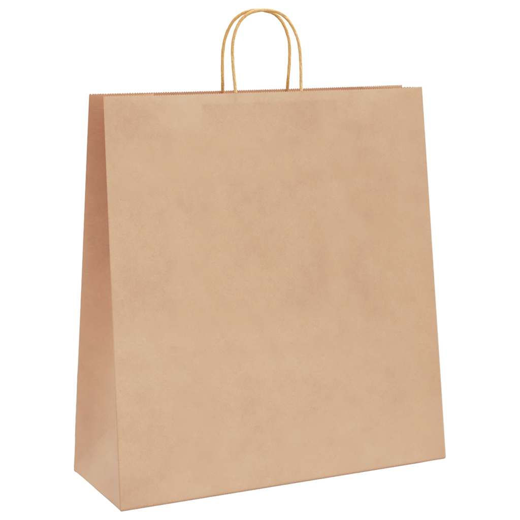 Papieren zakken 250 st met hengsels 45x17x48 cm bruin is nu te koop bij PeponiXL, paradijselijk wonen!