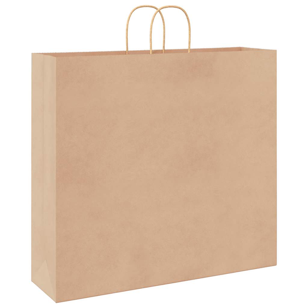 Papieren zakken 250 st met hengsels 54x15x49 cm bruin is nu te koop bij PeponiXL, paradijselijk wonen!