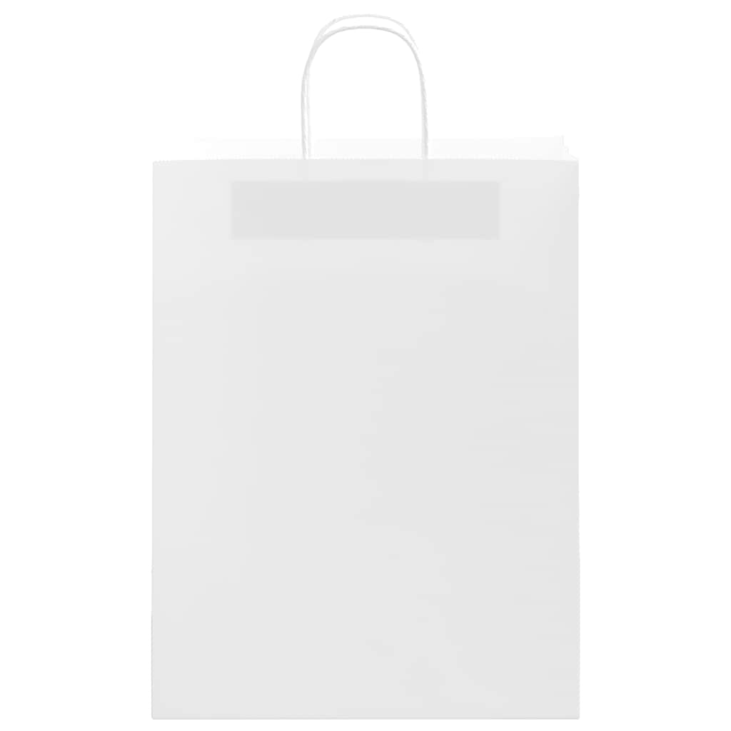 Papieren zakken 250 st met hengsels 32x12x42 cm wit is nu te koop bij PeponiXL, paradijselijk wonen!