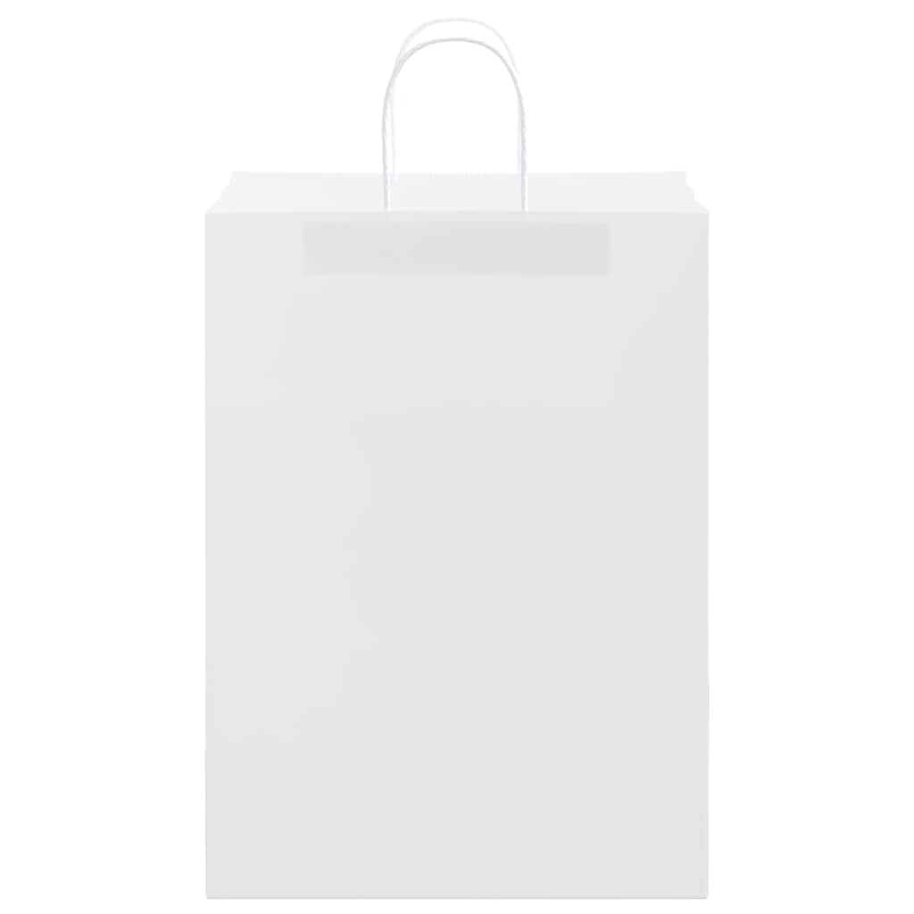 Papieren zakken 250 st met hengsels 32x17x44 cm wit is nu te koop bij PeponiXL, paradijselijk wonen!