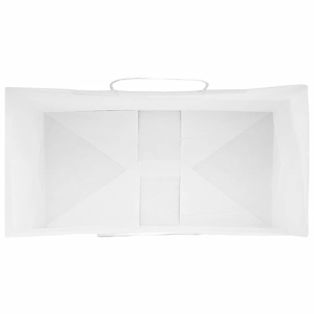 Papieren zakken 250 st met hengsels 32x17x44 cm wit is nu te koop bij PeponiXL, paradijselijk wonen!