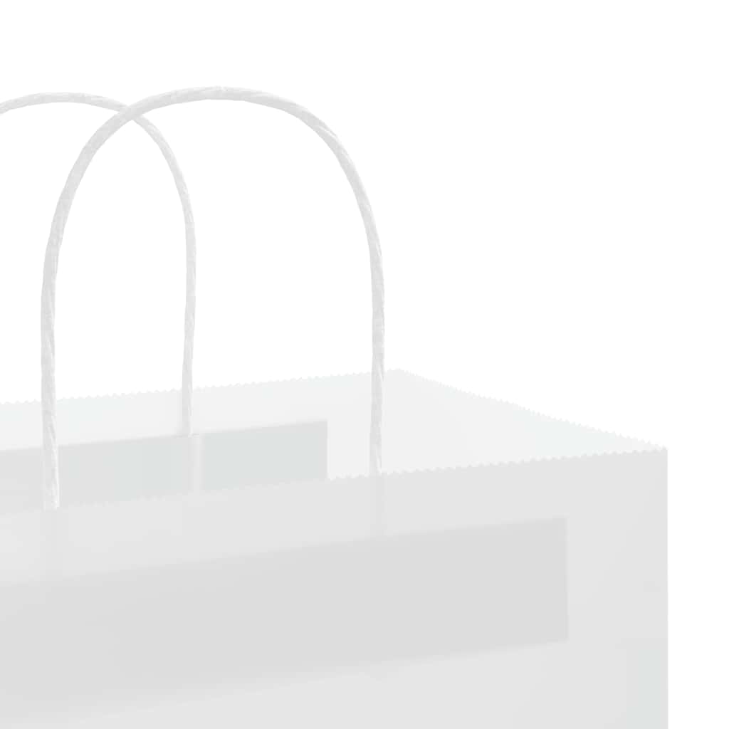 Papieren zakken 250 st met hengsels 32x17x44 cm wit is nu te koop bij PeponiXL, paradijselijk wonen!