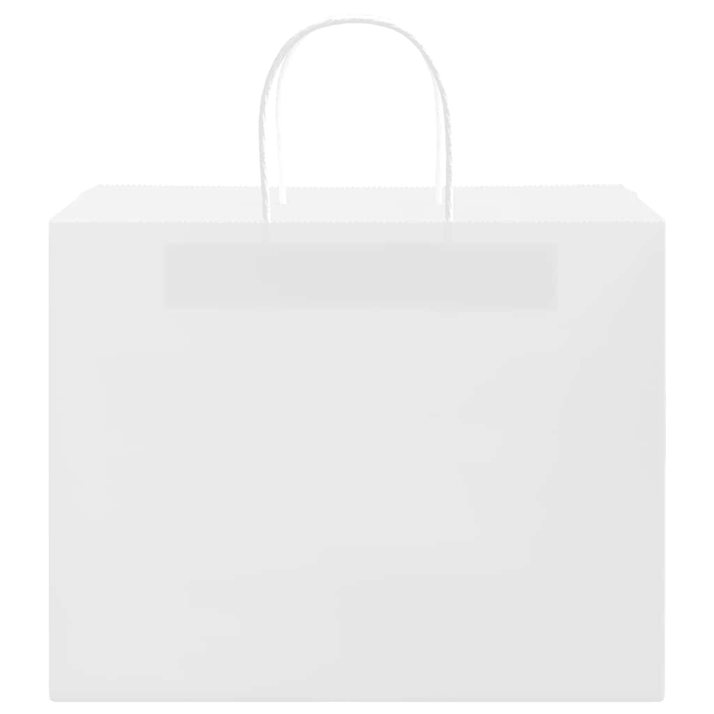 Papieren zakken 250 st met hengsels 32x22x24 cm wit is nu te koop bij PeponiXL, paradijselijk wonen!