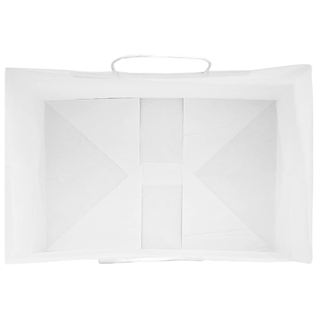 Papieren zakken 250 st met hengsels 32x22x24 cm wit is nu te koop bij PeponiXL, paradijselijk wonen!