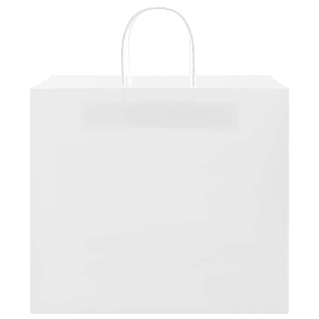 Papieren zakken 250 st met hengsels 32x22x28 cm wit is nu te koop bij PeponiXL, paradijselijk wonen!