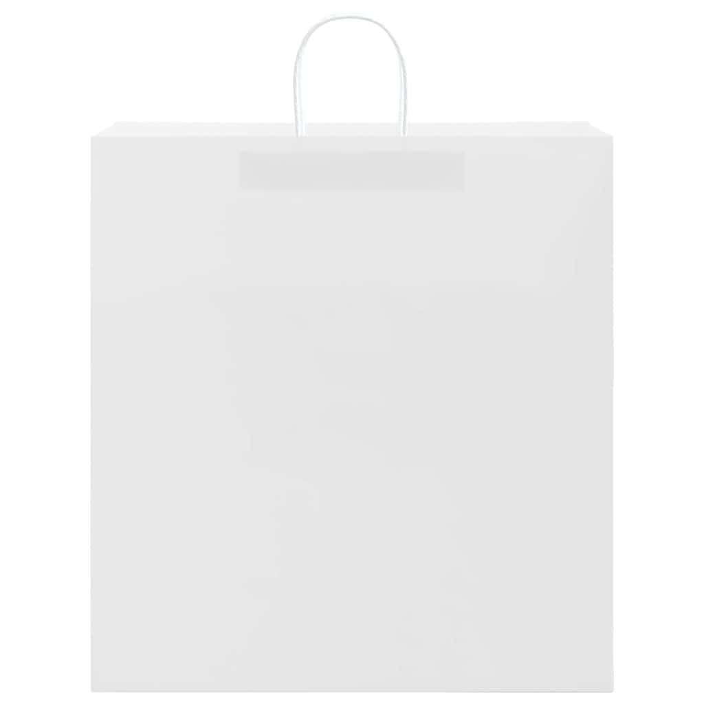 Papieren zakken 250 st met hengsels 45x17x48 cm wit is nu te koop bij PeponiXL, paradijselijk wonen!