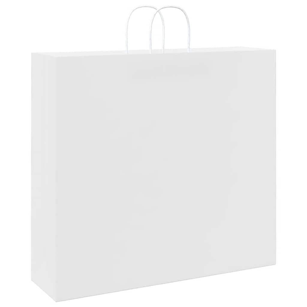 Papieren zakken 250 st met hengsels 54x15x49 cm wit is nu te koop bij PeponiXL, paradijselijk wonen!