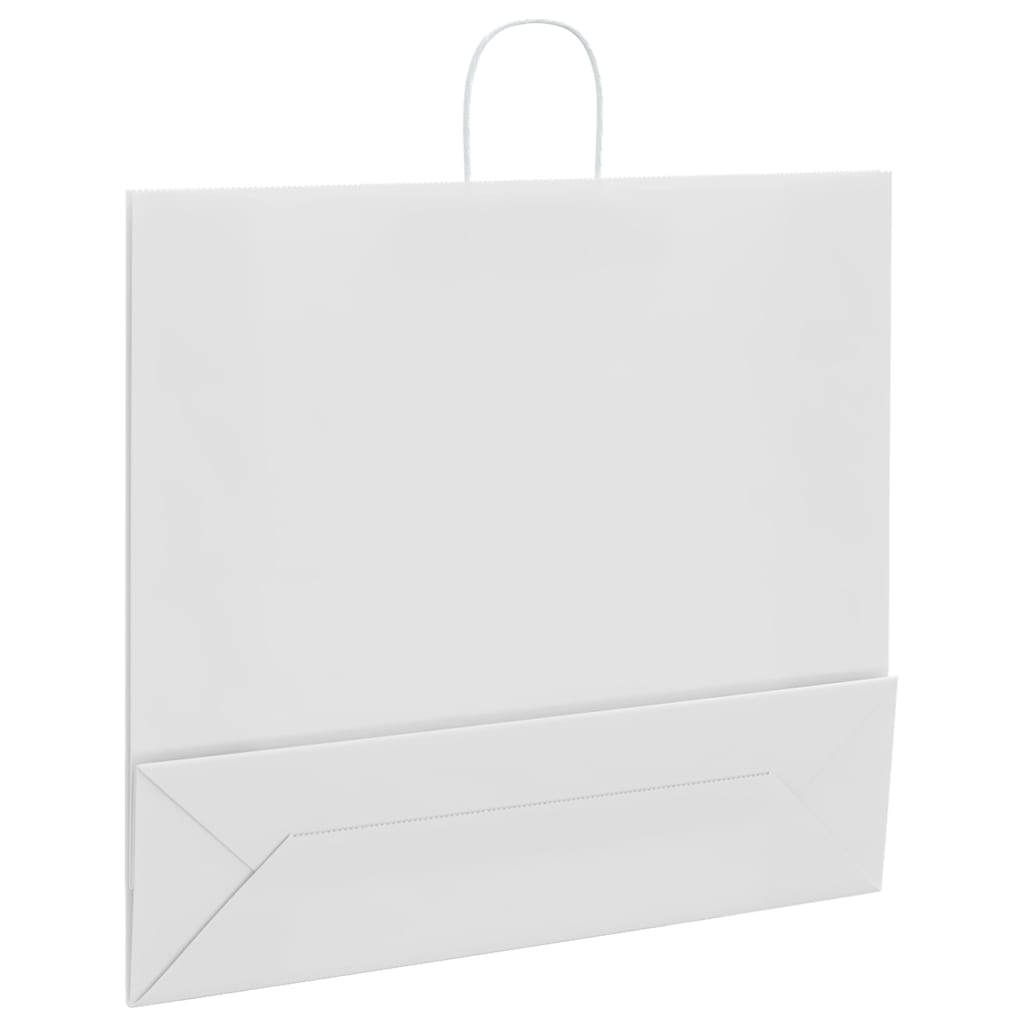 Papieren zakken 250 st met hengsels 54x15x49 cm wit is nu te koop bij PeponiXL, paradijselijk wonen!