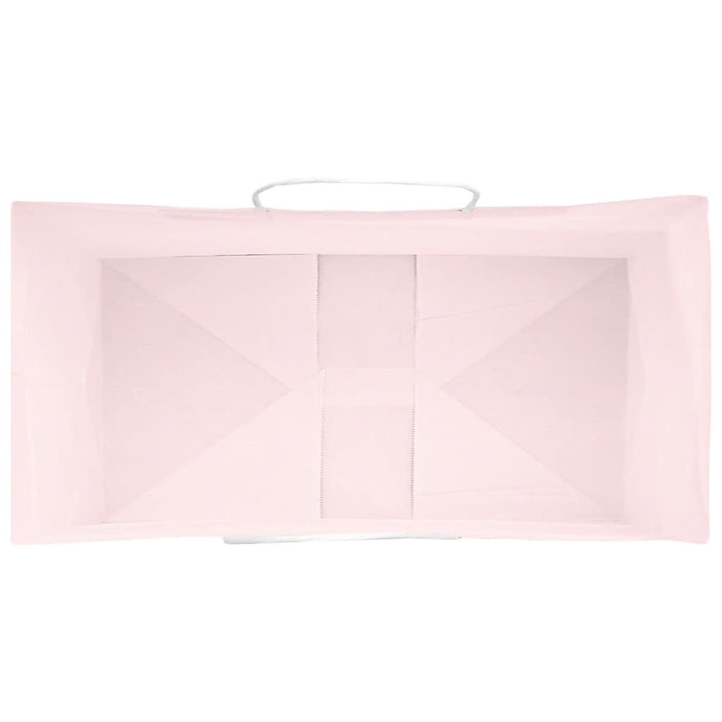 Papieren zakjes 50 st met hengsels 21x11x28 cm roze is nu te koop bij PeponiXL, paradijselijk wonen!